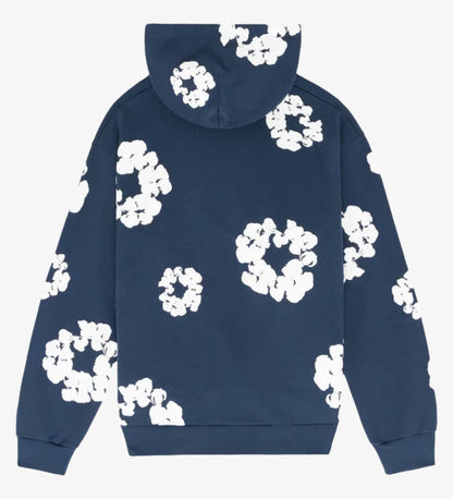 DENIM TEARS COTTON WREATH HOODIE NAVY