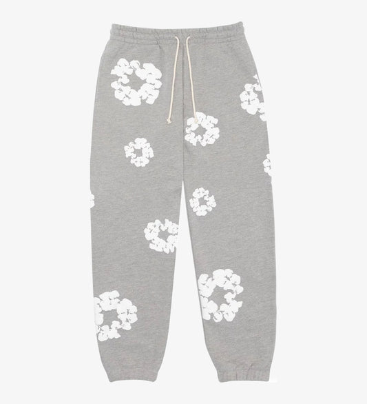 DENIM TEARS COTTON WREATH SWEATPANTS GREY