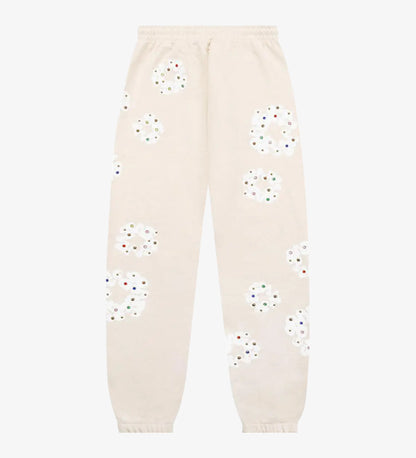 DENIM TEARS RHINESTONE WREATH SWEATPANTS OATMEAL