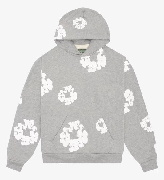 DENIM TEARS COTTON WREATH HOODIE GREY