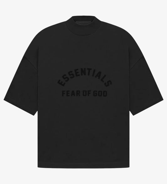 FEAR OF GOD ESSENTIALS TEE JET BLACK