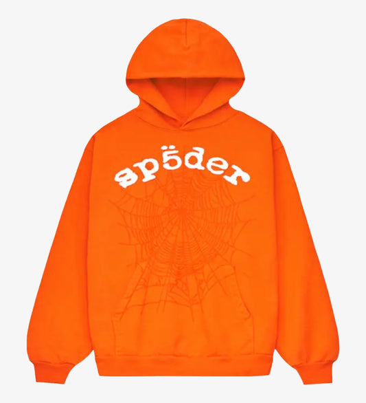 SP5DER LEGACY HOODIE ORANGE