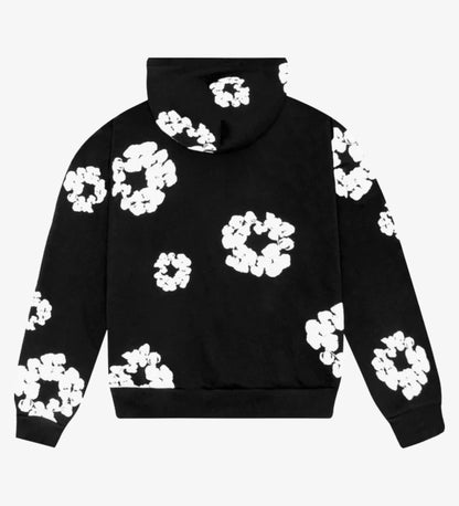 DENIM TEARS COTTON WREATH HOODIE BLACK